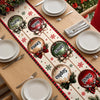 Custom Table Runner - Personalized Christmas Birthday Gifts For Mom, Dad, Brother, Sister - Christmas Feels Better Together
