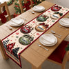 Custom Table Runner - Personalized Christmas Birthday Gifts For Mom, Dad, Brother, Sister - Christmas Feels Better Together