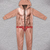 Custom Photo Onesie Pajamas - Personalized Christmas Birthday Gifts For Husband, Son, Grandson, Brother, Grandpa, Dad, Yourself - Bringing The Heat This Season