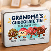 Custom Metal Tin - Personalized Birthday Gifts For Grandma, Grandpa - A Tin Full Of Sweet Love