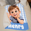 Custom Photo Blanket - Personalized Birthday Gifts 
For Kids - Sparkle Bright With Pure Joy