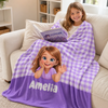 Custom Photo Blanket - Personalized Birthday Gifts 
For Kids - Sparkle Bright With Pure Joy