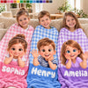 Custom Photo Blanket - Personalized Birthday Gifts 
For Kids - Sparkle Bright With Pure Joy