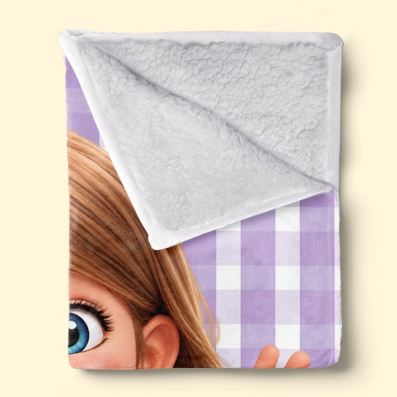 Custom Photo Blanket - Personalized Birthday Gifts 
For Kids - Sparkle Bright With Pure Joy