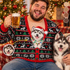 Custom Photo Ugly Sweatshirt - Personalized Christmas Birthday Gifts For Dog Cat Lovers, Dog Dad And Mom, Cat Owners - Making Christmas More Pawfect