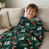 Custom Blanket - Personalized Birthday Gifts For Kids, Sports Fans, Sports Lovers - Dream Big Play Hard Always