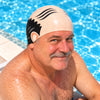 Custom Funny Swim Cap - Personalized Birthday Gifts For Swimming Lovers, Sports Fans, Sports Lovers - Born To Make Waves