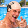 Custom Funny Swim Cap - Personalized Birthday Gifts For Swimming Lovers, Sports Fans, Sports Lovers - Born To Make Waves