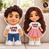 Custom Photo Shaped Pillow - Personalized Anniversary Wedding Gifts For Husband And Wife, Him And Her - Forever Us