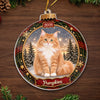 Custom Photo Acrylic Ornament - Personalized  Christmas Birthday Gifts For Dog Cat Lovers, Dog Dad And Mom, Cat Owners - Twinkling With Pet Love