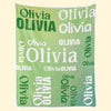 Custom Blanket - Personalized Birthday Gifts For Mom, Dad, Brother, Sister - Little Trouble Maker