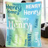 Custom Blanket - Personalized Birthday Gifts For Mom, Dad, Brother, Sister - Little Trouble Maker