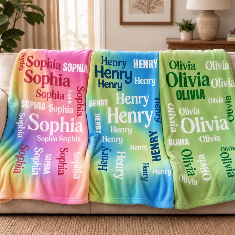 Custom Blanket - Personalized Birthday Gifts For Mom, Dad, Brother, Sister - Little Trouble Maker