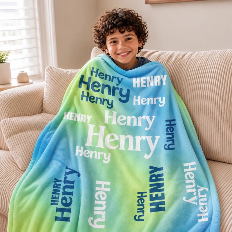 Custom Blanket - Personalized Birthday Gifts For Mom, Dad, Brother, Sister - Little Trouble Maker