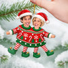 Custom Photo Funny Acrylic Ornament - Personalized Anniversary Christmas Wedding Gifts For Husband And Wife, Him And Her - Love Hanging With You