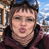 Custom Funny Ski Mask - Personalized Birthday Gifts For Ski Lovers - Bringing Heat To The Snow