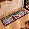 Custom Snowman Runner Rug - Personalized Christmas Birthday Gifts For Grandma, Grandpa - Our Christmas Crew