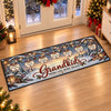 Custom Runner Rug - Personalized Christmas Birthday Gifts For Grandma, Grandpa - Grandkids Make Life More Grand
