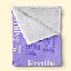 Custom Name Blanket for Kids - Personalized Blanket