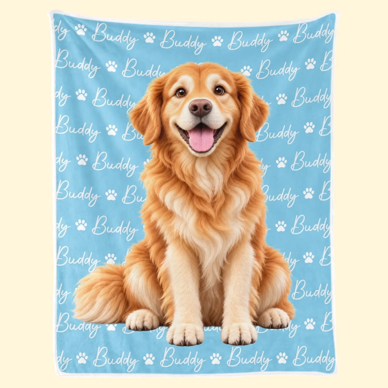 Custom Dog Photo Gifts For Dog Lovers - Personalized Blanket