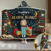 Custom Celestial Book Lover Gifts for Women - Personalized Snuggle Blanket