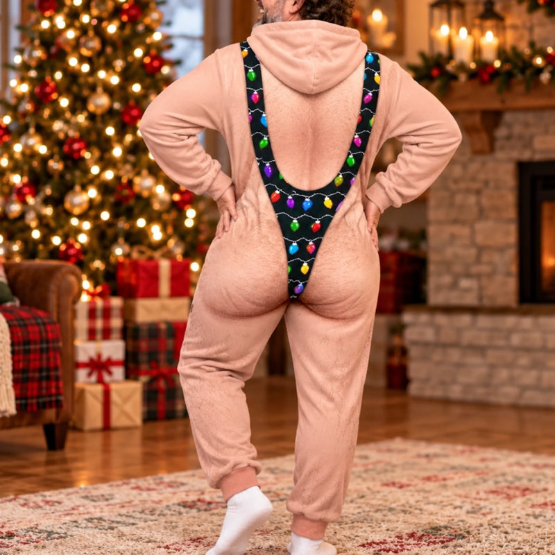 Custom Funny Christmas Gifts - Personalized Adult Onesie