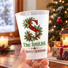 Custom Christmas Monogram Family Gifts - Personalized Plastic Cups