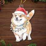 Custom Photo Festive Pet Christmas Gifts - Personalized Acrylic Ornament