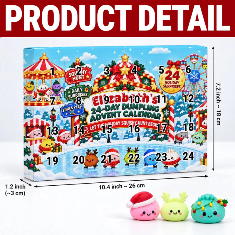 Custom Christmas Squishy Hunt Gifts - Personalized Squishy Hunt Advent Calendar