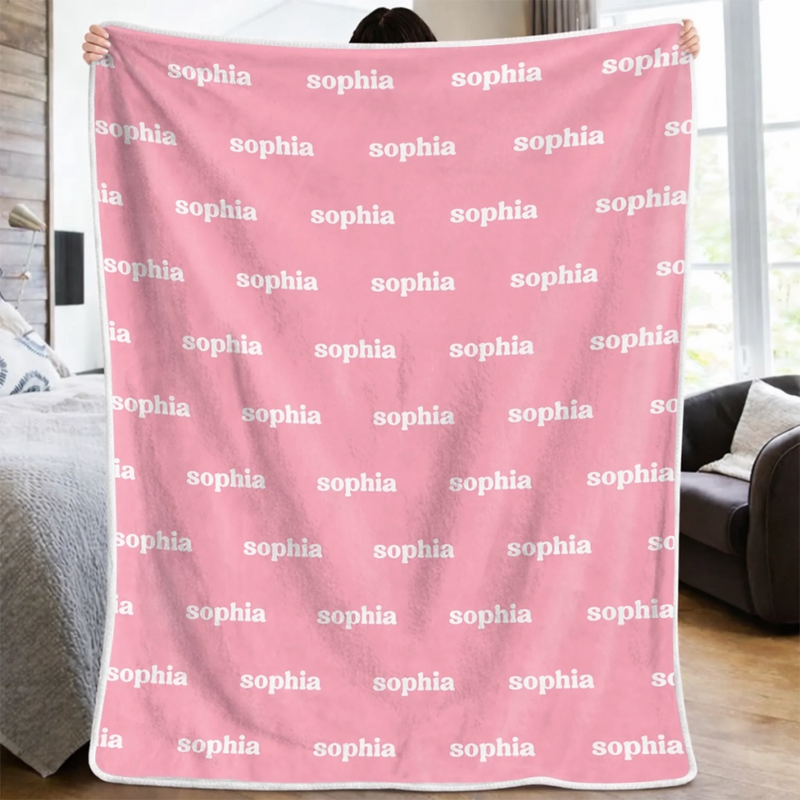Custom Name Kids Gifts - Personalized Blanket