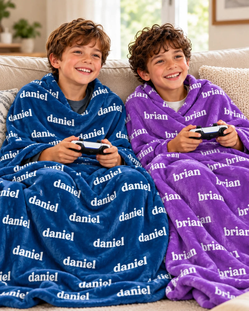 Custom Name Kids Gifts - Personalized Blanket