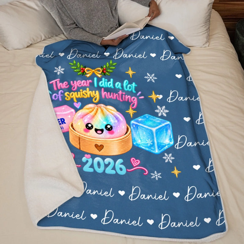 Custom Dumpling Squishy Hunting Gifts For Kids - Personalized Blanket