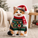 Custom Photo Christmas Pet Gifts - Personalized Shaped Pillow