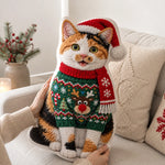Custom Photo Christmas Pet Gifts - Personalized Shaped Pillow