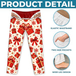 Custom Funny Christmas Gift Reveal Pajamas For Men - Personalized Pajama Pants