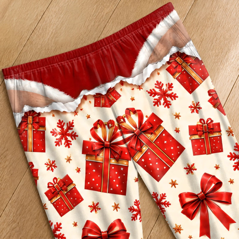 Custom Funny Christmas Gift Reveal Pajamas For Men - Personalized Pajama Pants