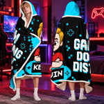 Custom Gaming Don't Disturb Kids Gifts - Personalized Snuggle Blanket
