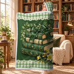 Custom Reading Gifts For Book Lovers, Bookworms, Readers - Personalized Snuggle Blanket