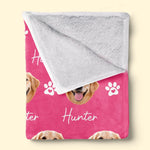 Custom Pet Photo Portrait Gifts For Pet Lovers - Personalized Blanket