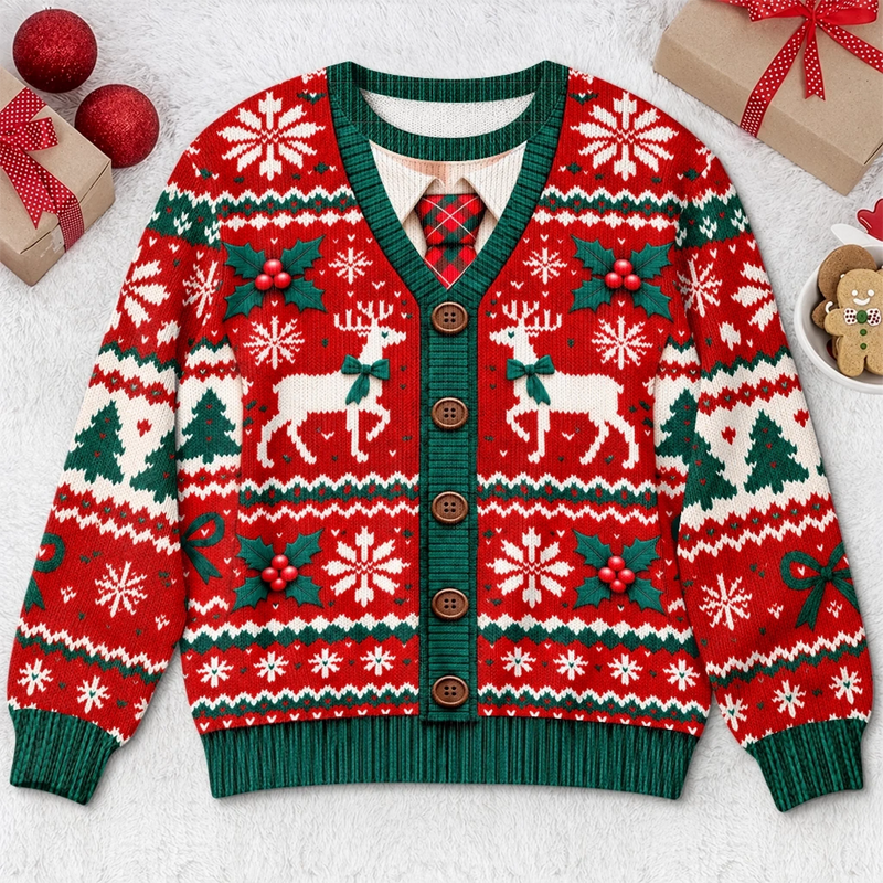 Custom Ugly Christmas Sweater Gifts - Personalized Ugly Sweatshirt
