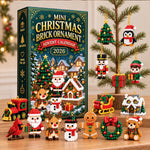 Christmas Building Toy Kids Gifts - Brick Ornament Advent Calendar