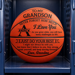 Custom Never Forget How Much I Love You Gifts For Son, Grandson - Personalized Basketball