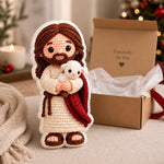 Custom Jesus and Lamb Decor - Personalized Shaped Pillow