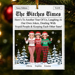 Custom Funny Christmas Friendship Gifts - Personalized Acrylic Ornament