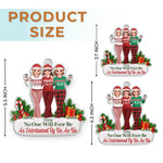 Custom Christmas Friends Gifts - Personalized Acrylic Ornament