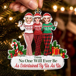 Custom Christmas Friends Gifts - Personalized Acrylic Ornament