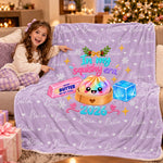 Custom Dumpling Squishy Hunting Gifts For Kids - Personalized Blanket