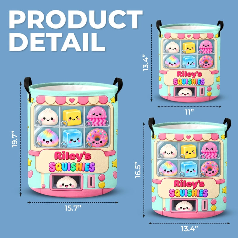 Custom Name Squishy Collection Kids Gifts - Personalized Laundry Basket copy