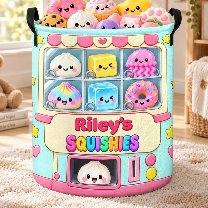 Custom Name Squishy Collection Kids Gifts - Personalized Laundry Basket copy
