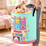 Custom Name Squishy Collection Kids Gifts - Personalized Laundry Basket copy